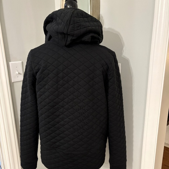 DSG Women's Size XS Zip Up Hooded Jacket Quilted Black Dick's Sporting Goods - Picture 3 of 5